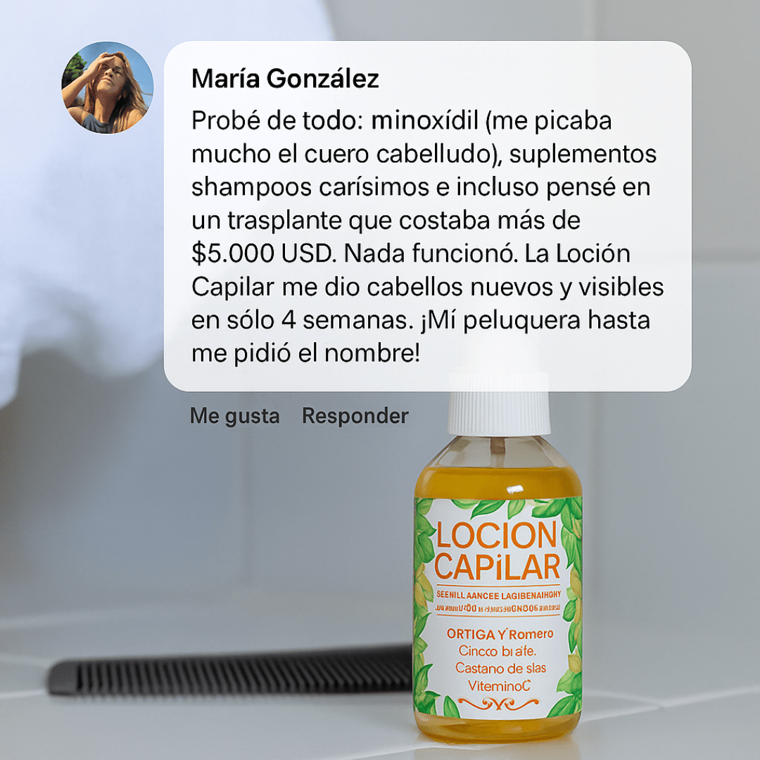 Loción Capilar - Juventud capilar sin químicos
